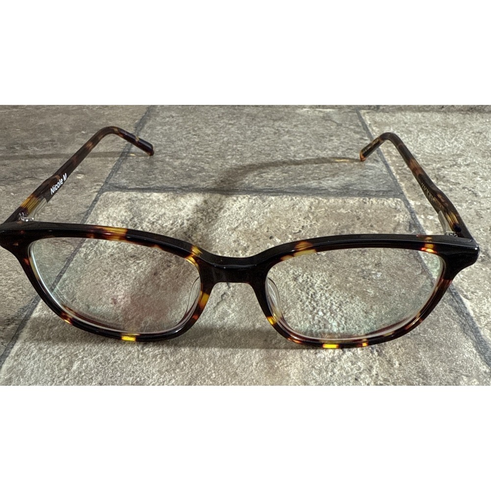Zenni 188325 Tortoiseshell Eyeglasses FRAME ONLY Spring Hinge 51-16-140-40mm G13